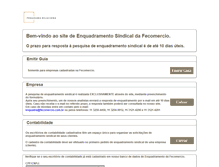 Tablet Screenshot of enquadramento.fecomercio.com.br